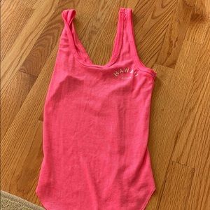 Hawaii pink tank top